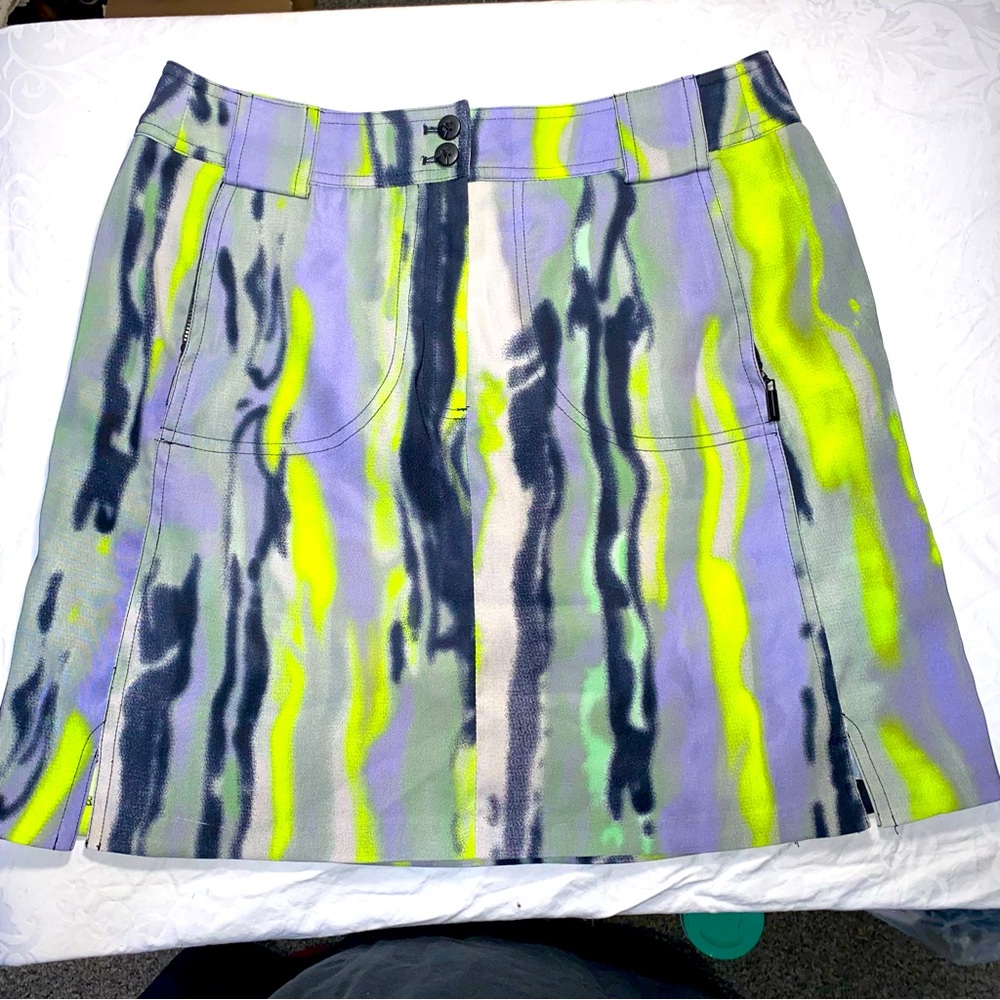 Jamie Sadock Resort Wear Sun Protection Skort with Pockets Neon Colorful Golf 10